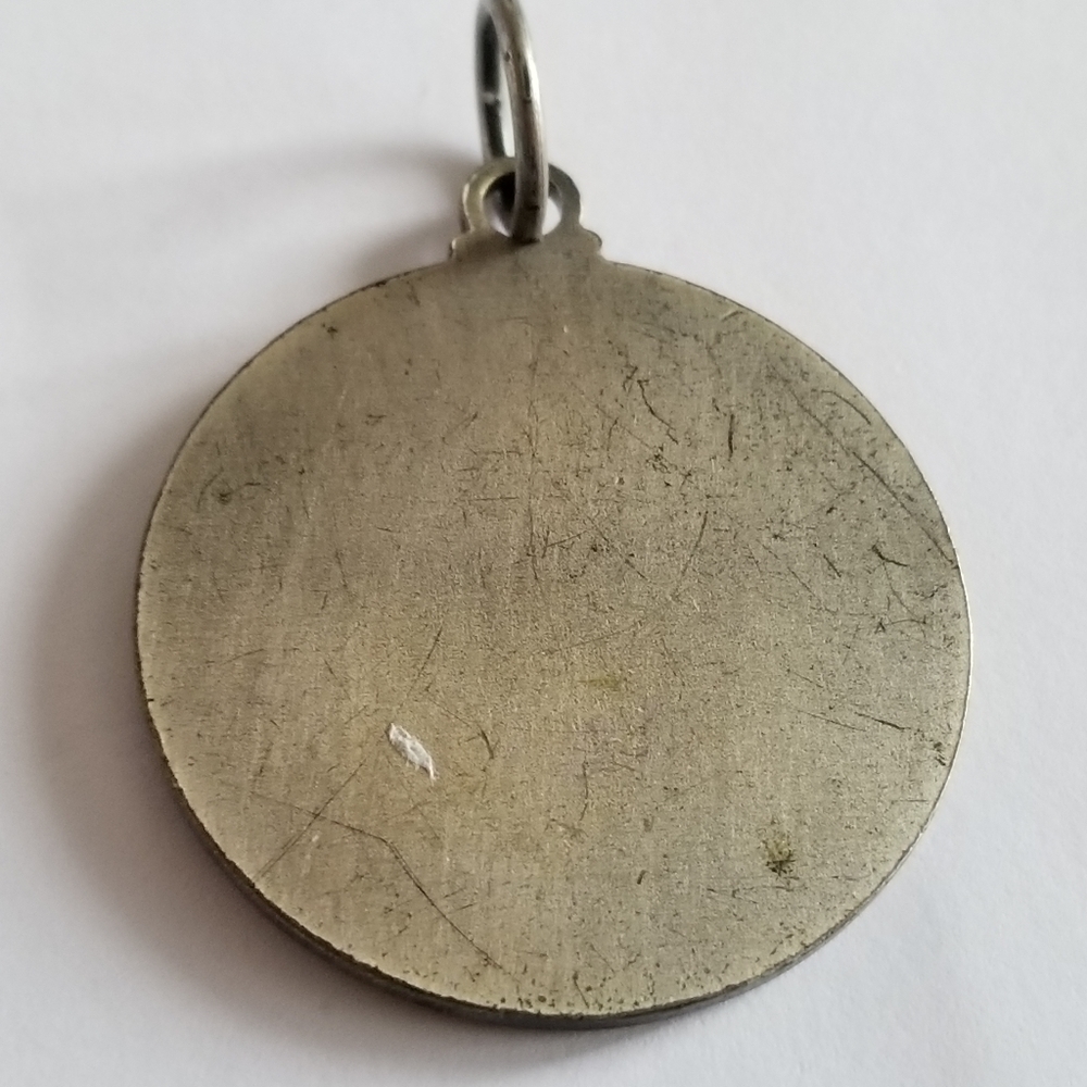 National Guard service award medal pendant silver tone charm military - Picture 6 of 8